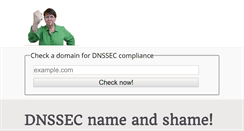 Desktop Screenshot of dnssec-name-and-shame.com
