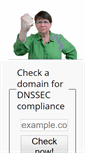 Mobile Screenshot of dnssec-name-and-shame.com