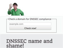 Tablet Screenshot of dnssec-name-and-shame.com